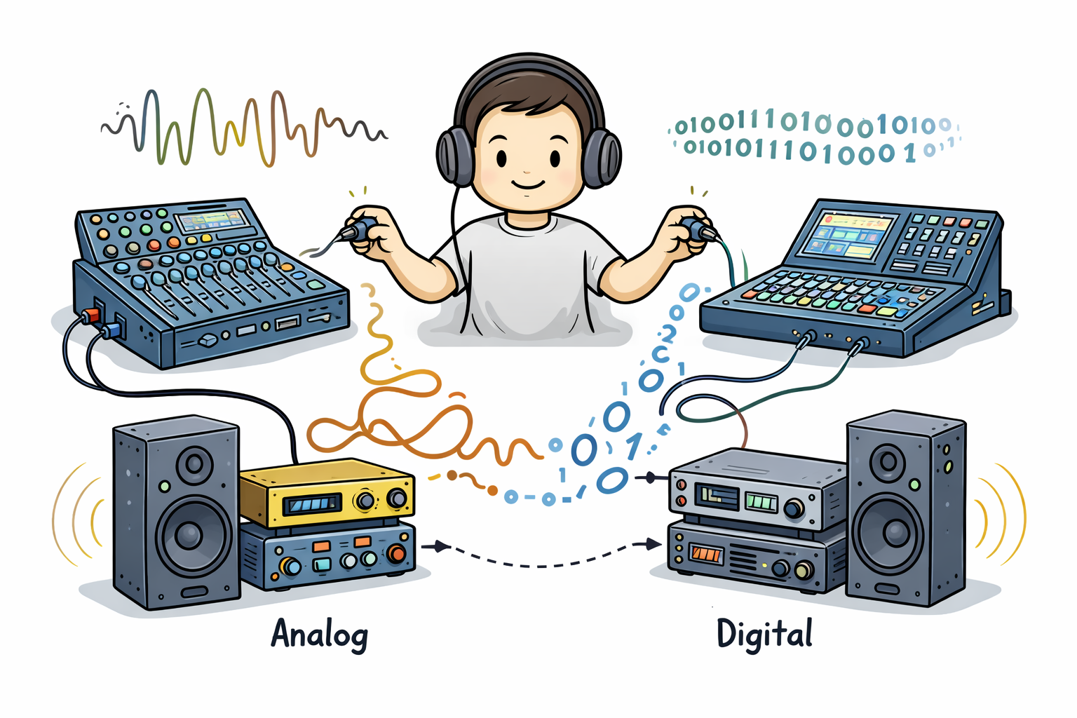 สัญญาณเสียง Analog vs Digital